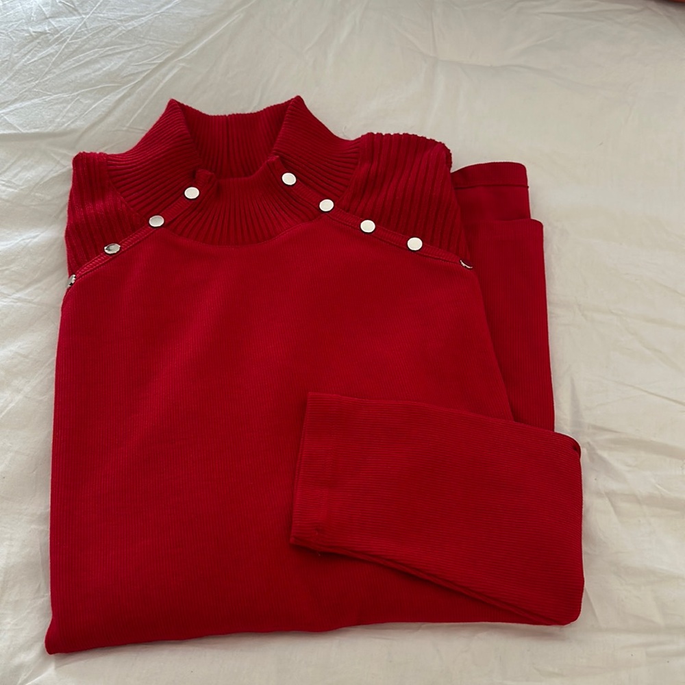 Red sweater
